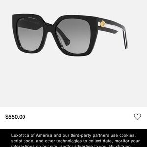 Gucci Black Sunglasses